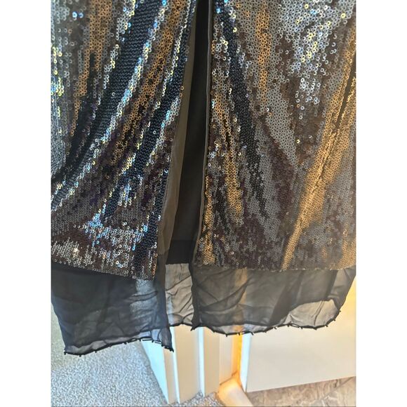 NWT LA LIGNE OONA DRESS - BLACK, Med $475 - Picture 9 of 13